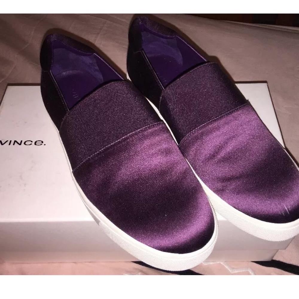 NIB Vince Corbin Purple Loafers Sneakers size 8.5